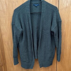 American Eagle Outfitters Olive Green Cardigan Sweater